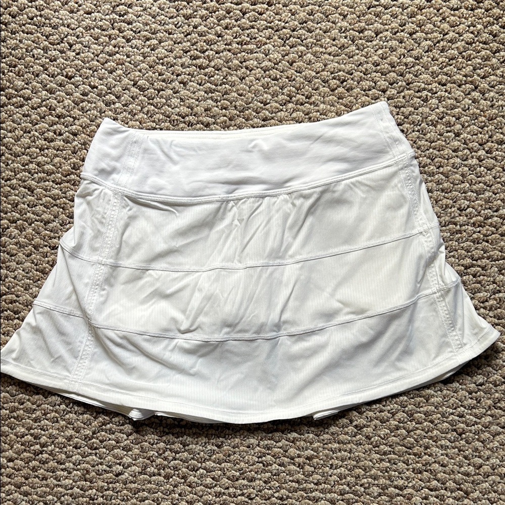 Lululemon Athletica White Mini Skort